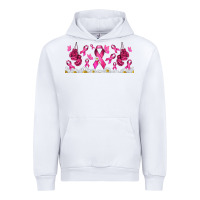 White cancer ribbon with daisy Urban Hoodie - TumblerDesignByShophia