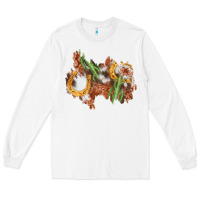 White horseshoe cowhide cactus patch Long Sleeve Tee - AdoDesignShop