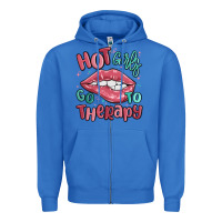 True Royal hot girls go to therapy Zipper Hoodie - MaliasSmallBusiness