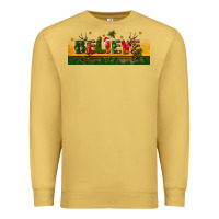 Antique Gold christmas believe Premium Sweatshirt - BundleAndBundleShop