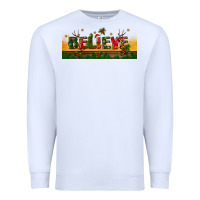 White christmas believe Premium Sweatshirt - BundleAndBundleShop