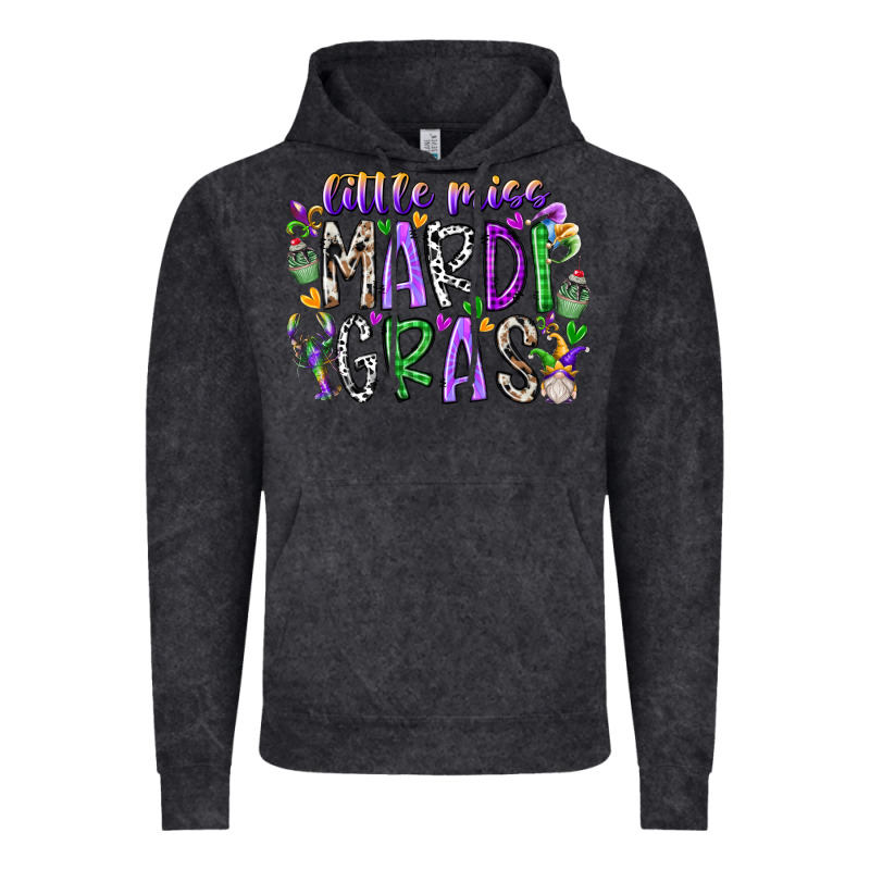Little Miss Mardi Gras Vintage Hoodie by RacoonDesign | Teevron