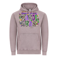 Vintage Zinc little miss mardi gras Vintage Hoodie - RacoonDesign