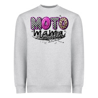 Heather Grey moto mama Heavyweight Sweatshirt - Artiststas