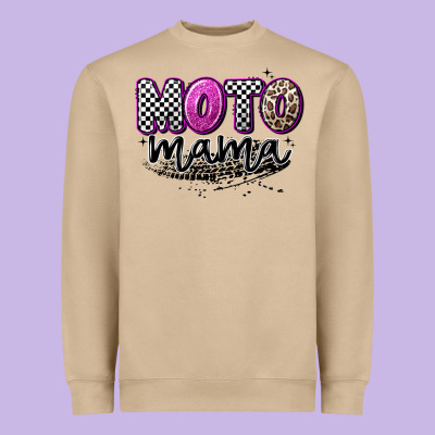 Moto Mama Heavyweight Sweatshirt Designed By Artiststas