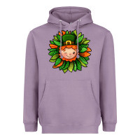 Lavender St. Patricks Sunflower With Dwarf Heavyweight Hoodie - BundleAndBundleShop