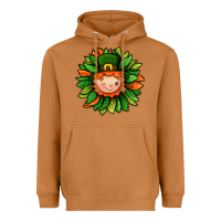 Meerkat St. Patricks Sunflower With Dwarf Heavyweight Hoodie - BundleAndBundleShop