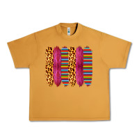 Peanut Butter Pink Leopard Serape Brush Strokes Urban Heavy Tee - Bettercallsaul