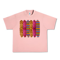 Salmon Pink Leopard Serape Brush Strokes Urban Heavy Tee - Bettercallsaul