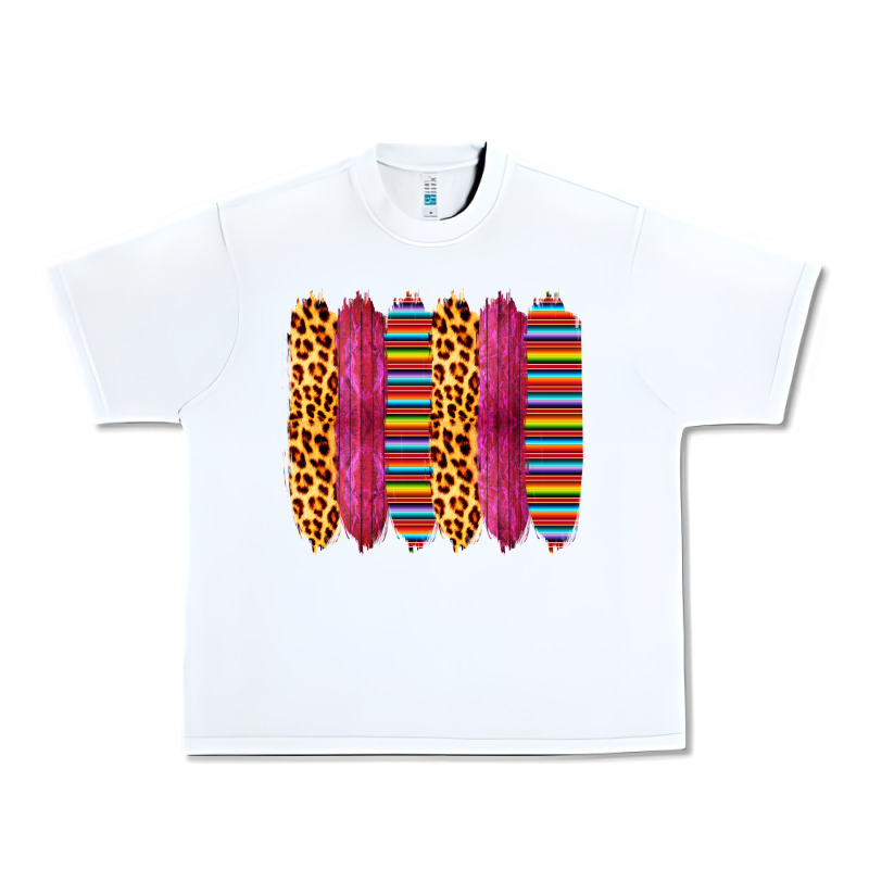 Pink Leopard Serape Brush Strokes Urban Heavy Tee by Bettercallsaul | Teevron