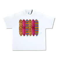 White Pink Leopard Serape Brush Strokes Urban Heavy Tee - Bettercallsaul