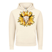 Vintage Artic sunflower bull skull Vintage Hoodie - JahusDesignShop