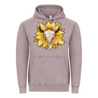 Vintage Zinc sunflower bull skull Vintage Hoodie - JahusDesignShop