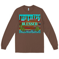 Chestnut blessed annd cactus with gemstone tumbler Long Sleeve Tee - Artiststas