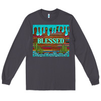 Smoke blessed annd cactus with gemstone tumbler Long Sleeve Tee - Artiststas