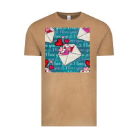 Vintage Camel valentines day envelope with hearts Vintage Tee - BundleAndBundleShop