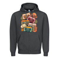 Smoke customized country cassette tapes Zipper Hoodie - MaliasSmallBusiness