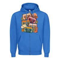 True Royal customized country cassette tapes Zipper Hoodie - MaliasSmallBusiness