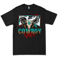 Black cowboy killer Premium Tee - texasbilliewilder