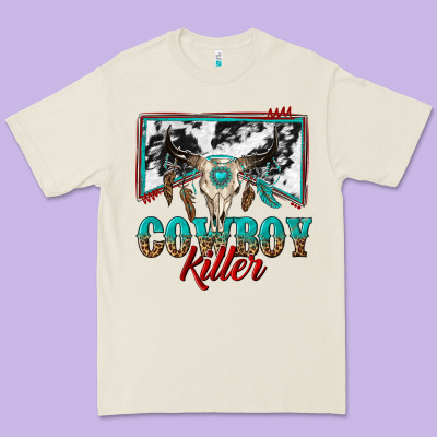 Cowboy Killer Premium Tee Designed By Texasbilliewilder