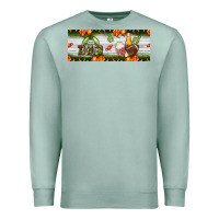 Seafoam football dad Premium Sweatshirt - BundleAndBundleShop