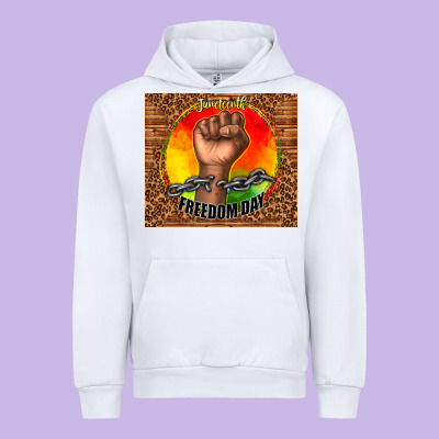 Juneteenth Freedom Day Urban Hoodie Designed By Tumblerdesignbyshophia