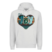 Dove Grey Oh Joy Love Premium Hoodie - Bettercallsaul