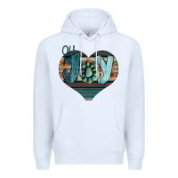 White Oh Joy Love Premium Hoodie - Bettercallsaul