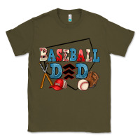Army Green baseball dad Classic Tee - AdoDesignShop