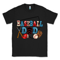 Black baseball dad Classic Tee - AdoDesignShop