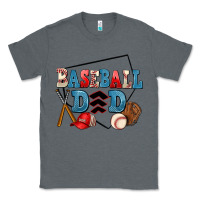 Charcoal Heather baseball dad Classic Tee - AdoDesignShop