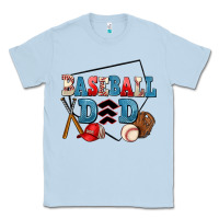 Dusty Blue baseball dad Classic Tee - AdoDesignShop