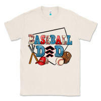 Natural baseball dad Classic Tee - AdoDesignShop