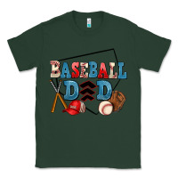 Sports Green baseball dad Classic Tee - AdoDesignShop