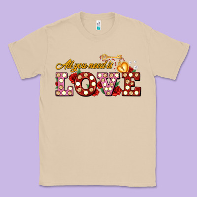 All You Need Is Love Classic Tee Designed By Adodesignshop