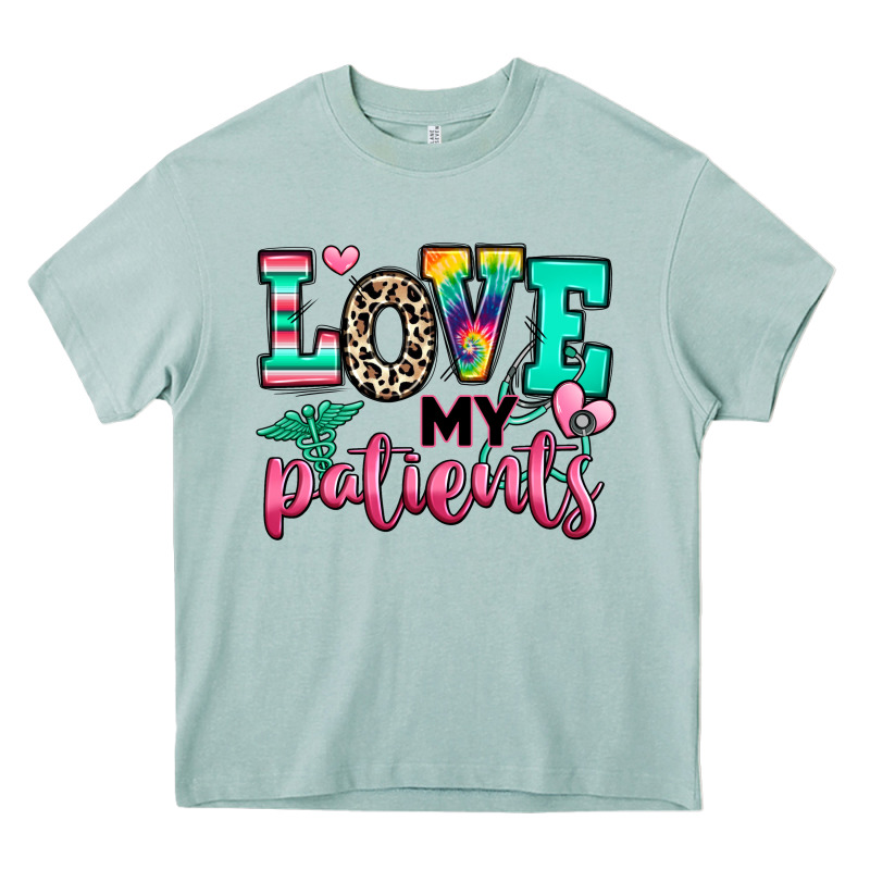 Love My Patients Nurse Heavy Core Tee by RanaPortraitStore | Teevron
