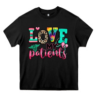 Black love my patients nurse Heavy Core Tee - RanaPortraitStore
