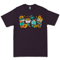 Plum cross coffee cups Premium Tee - texasbilliewilder