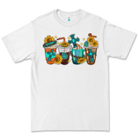 White cross coffee cups Premium Tee - texasbilliewilder