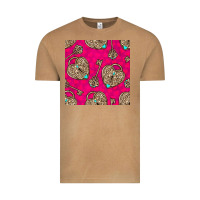 Vintage Camel valentines day lock and key seamless pattern Vintage Tee - BundleAndBundleShop