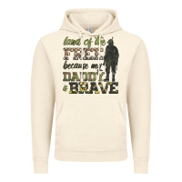 Vintage Artic land of the free because my daddy is brave Vintage Hoodie - HRA Design Shop
