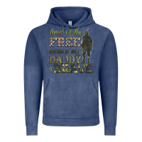 Vintage Denim land of the free because my daddy is brave Vintage Hoodie - HRA Design Shop