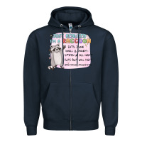 Navy just realized im a raccoon Zipper Hoodie - MaliasSmallBusiness