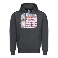 Smoke just realized im a raccoon Zipper Hoodie - MaliasSmallBusiness