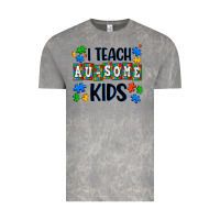 I Teach Ausome Kids Vintage Tee | Teevron