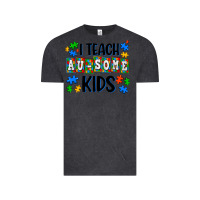 Vintage Black i teach ausome kids Vintage Tee - AdoDesignShop