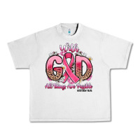 Lunar Rock breast cancer with god all things are possible Urban Heavy Tee - Artiststas