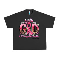 Pigment Black breast cancer with god all things are possible Urban Heavy Tee - Artiststas