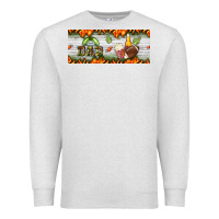 Oatmeal Heather football dad Premium Sweatshirt - BundleAndBundleShop
