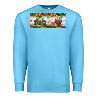 Ocean Blue football dad Premium Sweatshirt - BundleAndBundleShop